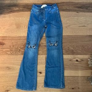 H&M flare cat jeans size 8